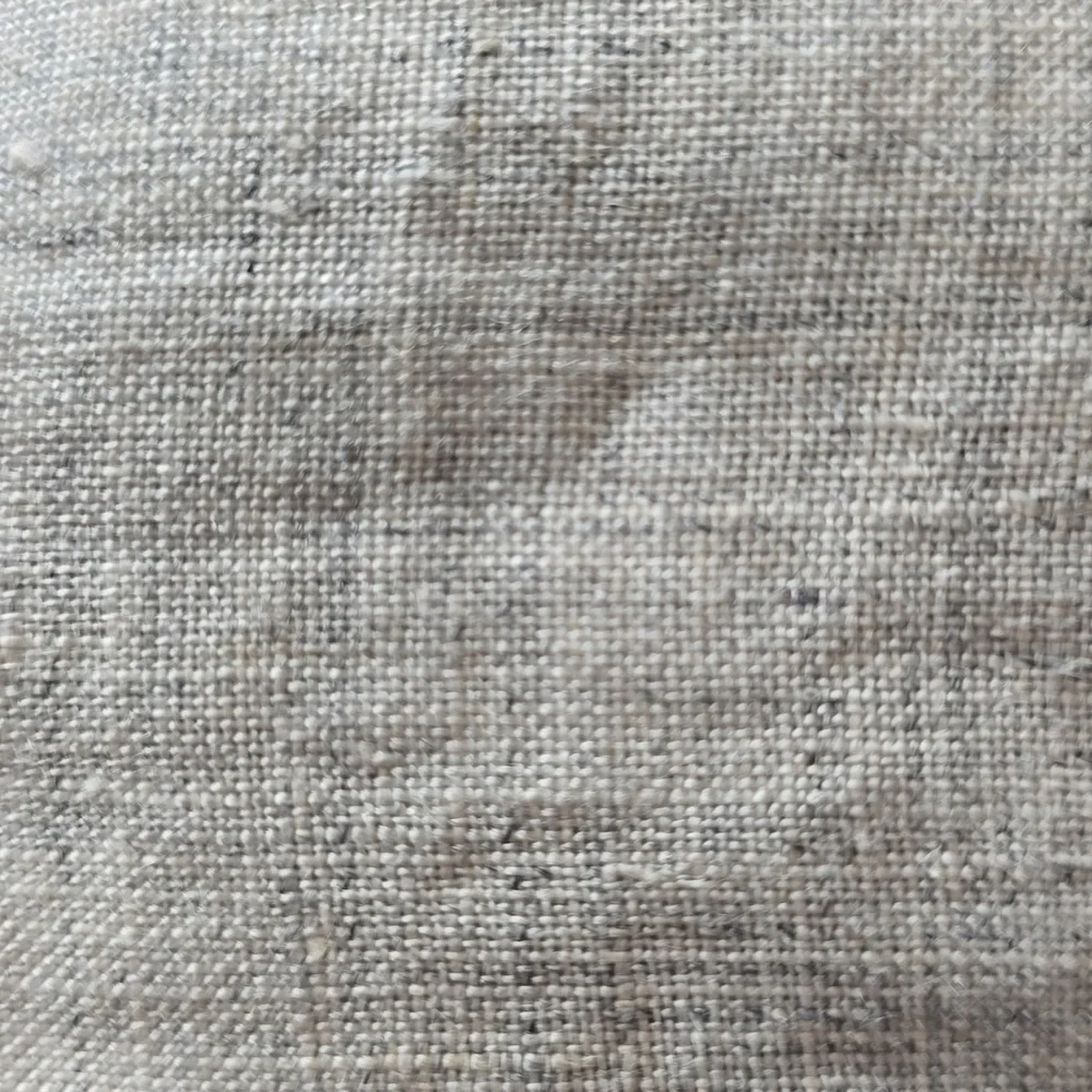 European Flax Linen Sham, Frost Gray Fiber Dye · King, Retail Price $59.00US